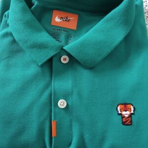 Nike Tiger Woods Green Masters Polo Size Medium
